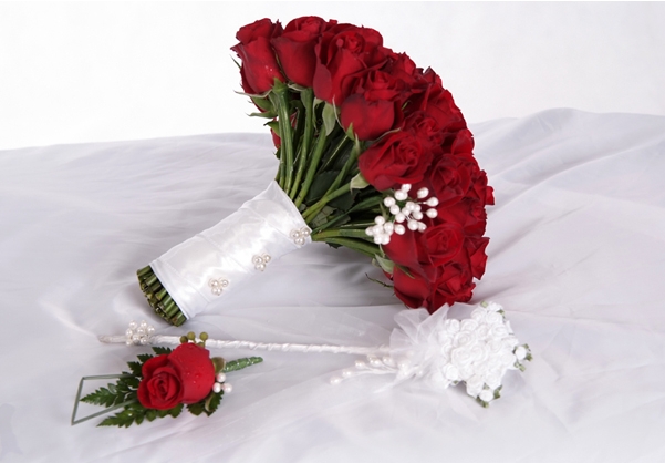 From Bouquets by Design comes this wonderful classic red roses bouquet posy