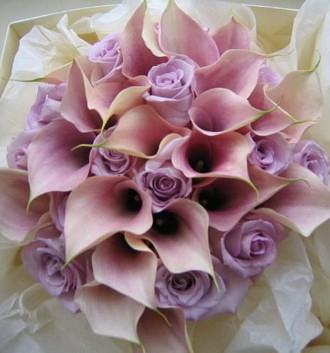 light purple bouquet