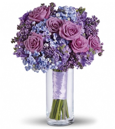  its luscious mix of texture and fragrance A heavenly purple bouquet