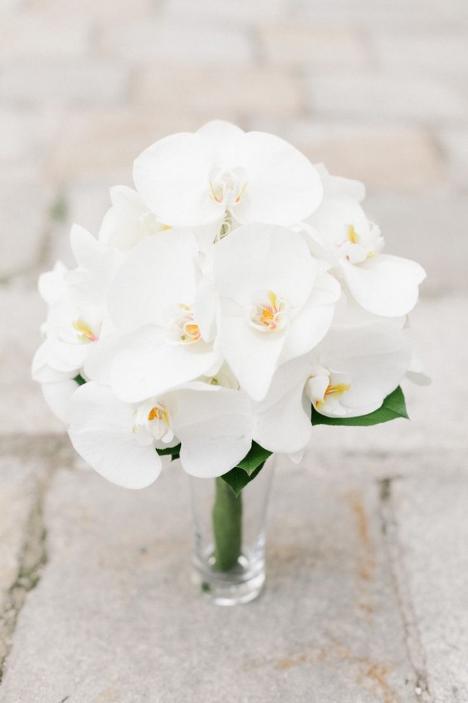 White Phalaenopsis Orchid Bouquet | Photography: Iconoclash