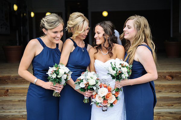 long navy blue bridespmaid dresses 1