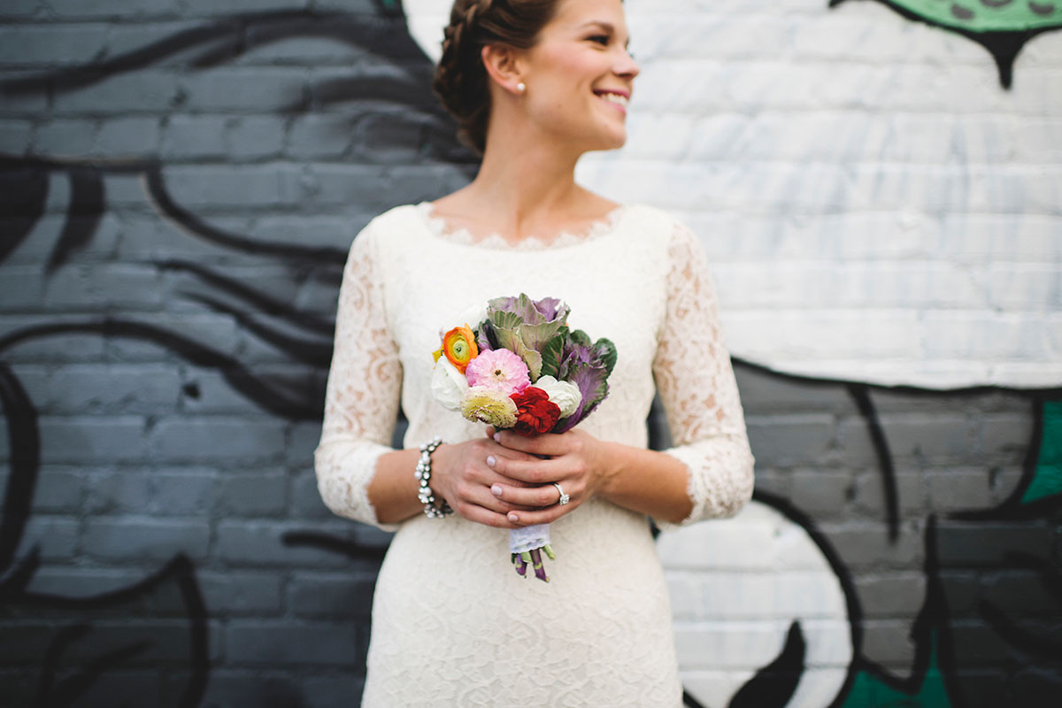 Simple colorful bouquet