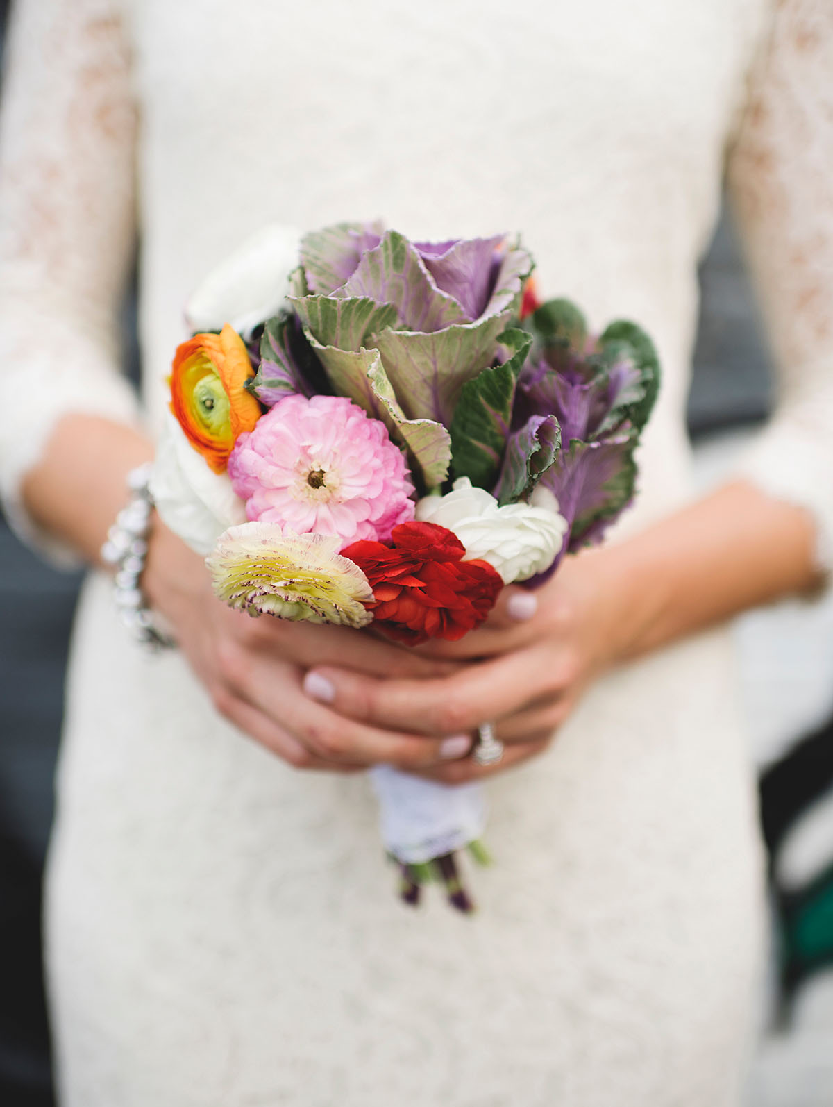 Simple colorful bouquet