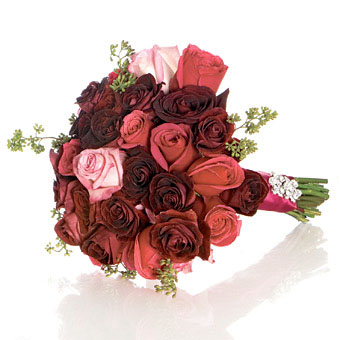 Red and Pink Roses Bouquet