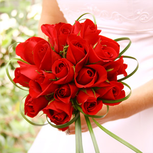 Pretty Red Roses Bouquet