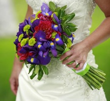 Red, Purple and Green Bouquet