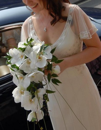 Cascading Pahalenopsis Bouquet 