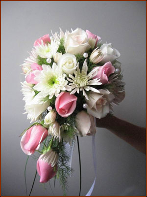 Glorious Pink and White Bouquet