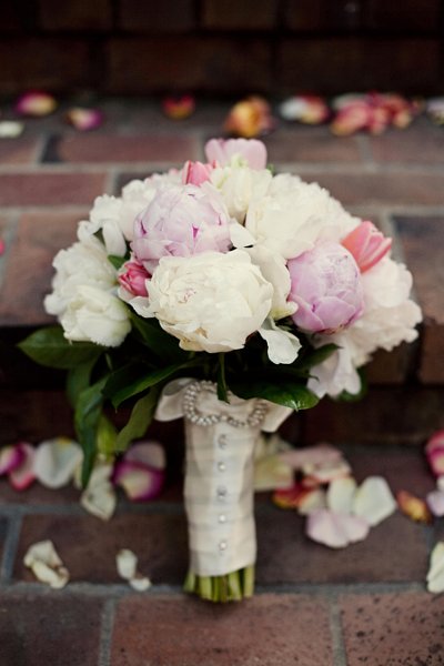 Pink and White Peonies