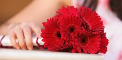 Simple Red Gerbera Bouquet