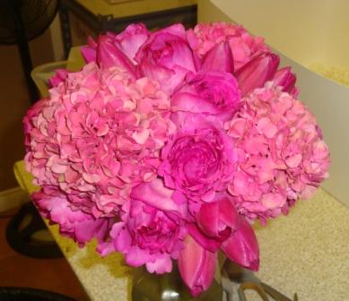 Pink Flowers Bouquet