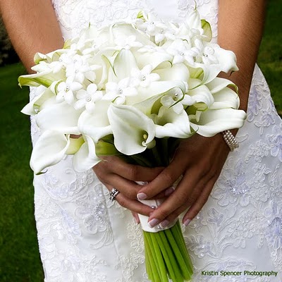 Stephanotis and White Callas