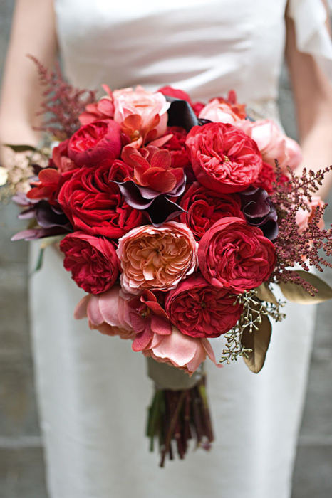 red bouquet