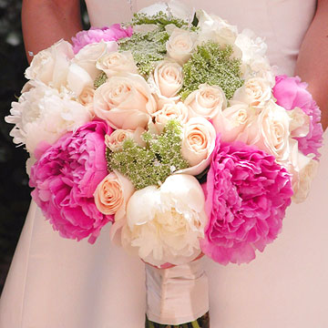 peonies and roses