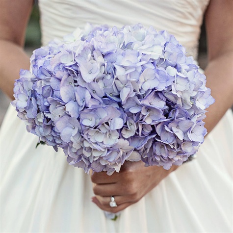 Purple Hydrangea Bridal Bouquet