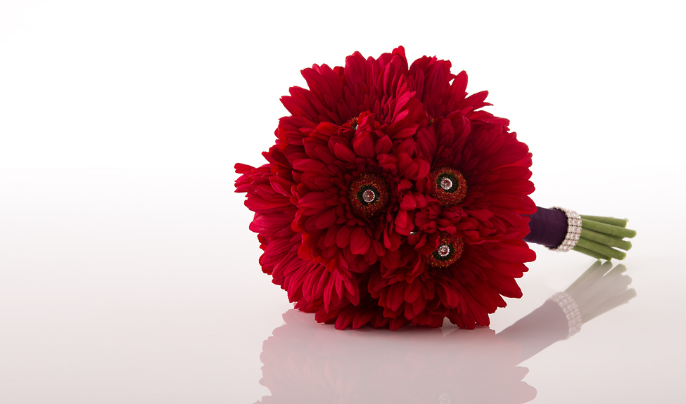 Red gerbera bouquet