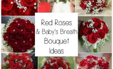 Red Roses Bouquet with Baby's Breath Flowers