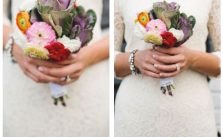 Simple colorful bouquet